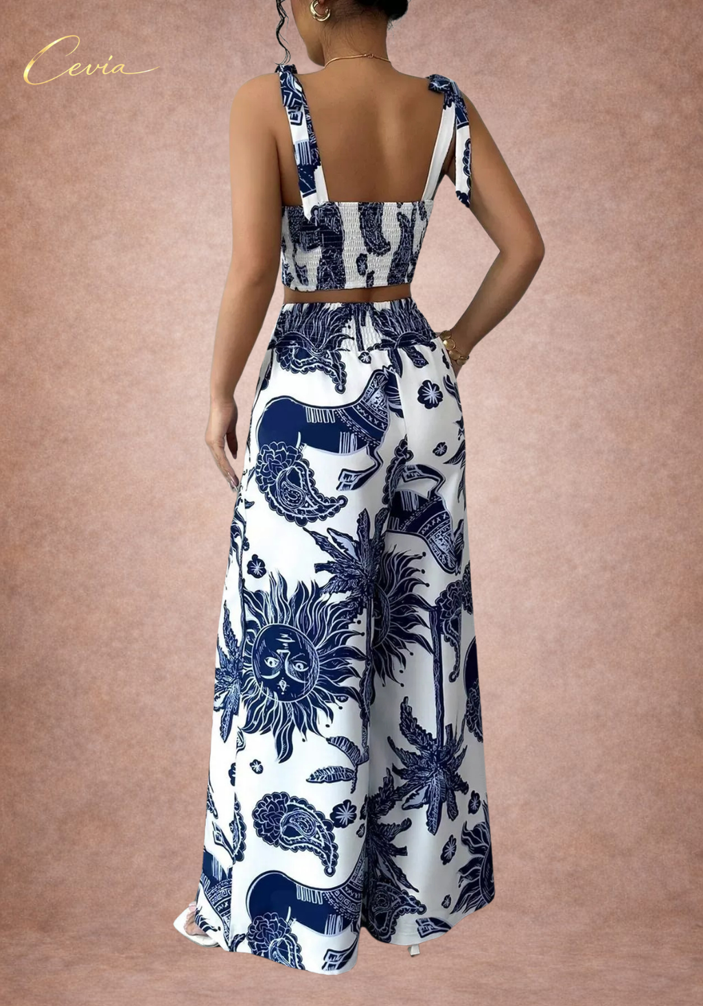 The Riviera Bloom Two-Piece Set
