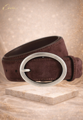Orlena Round Buckle Leather Belt