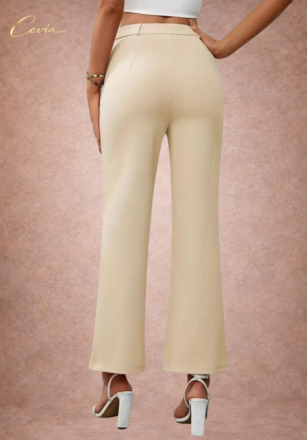 The Avielle Seam-Sculpt Tailored Pants