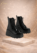 Arlise ultra-lift platform combat boots
