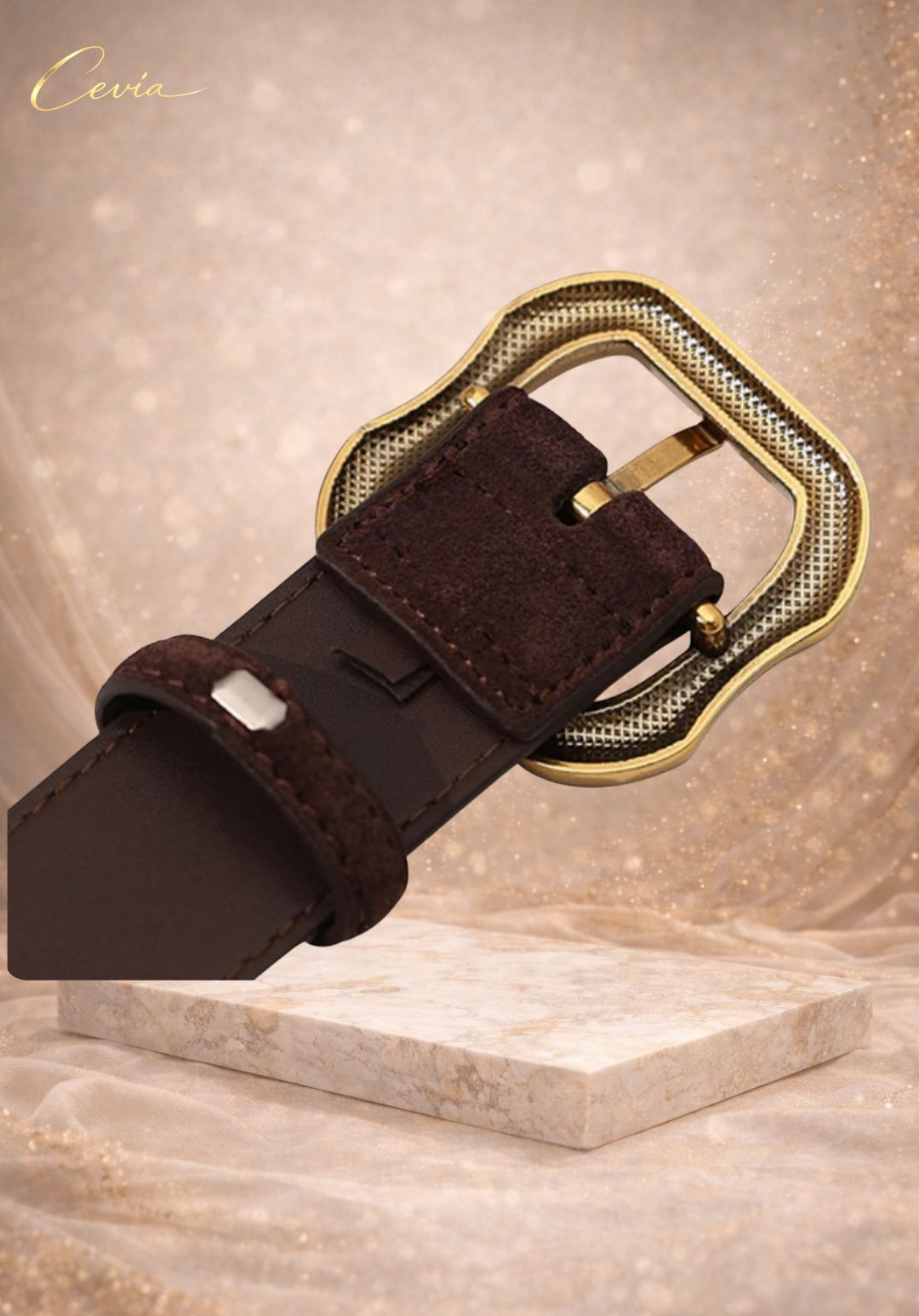 The Calista Signature Leather Belt