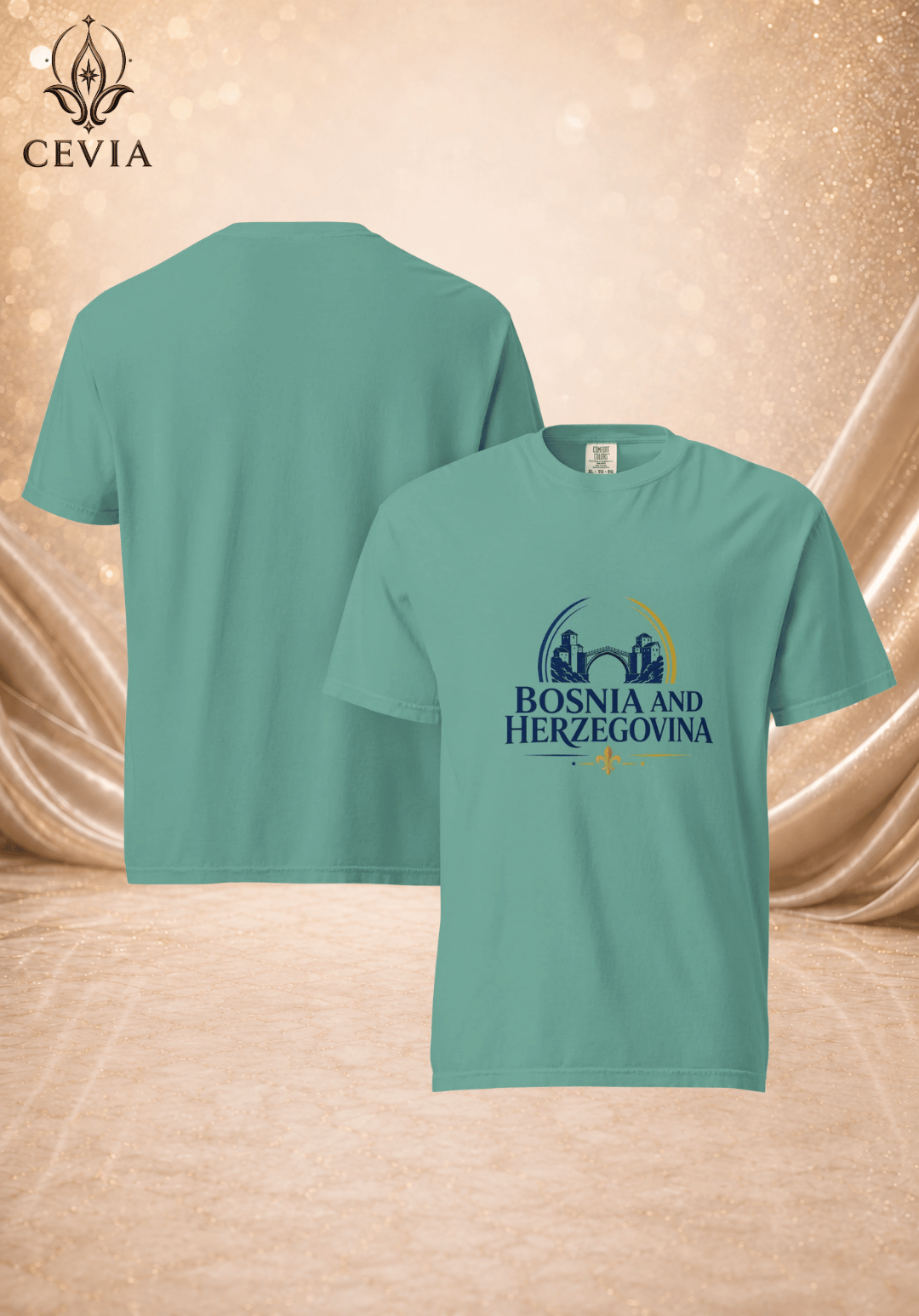 The Bosnia and Herzegovina Supporter Graphic Tee