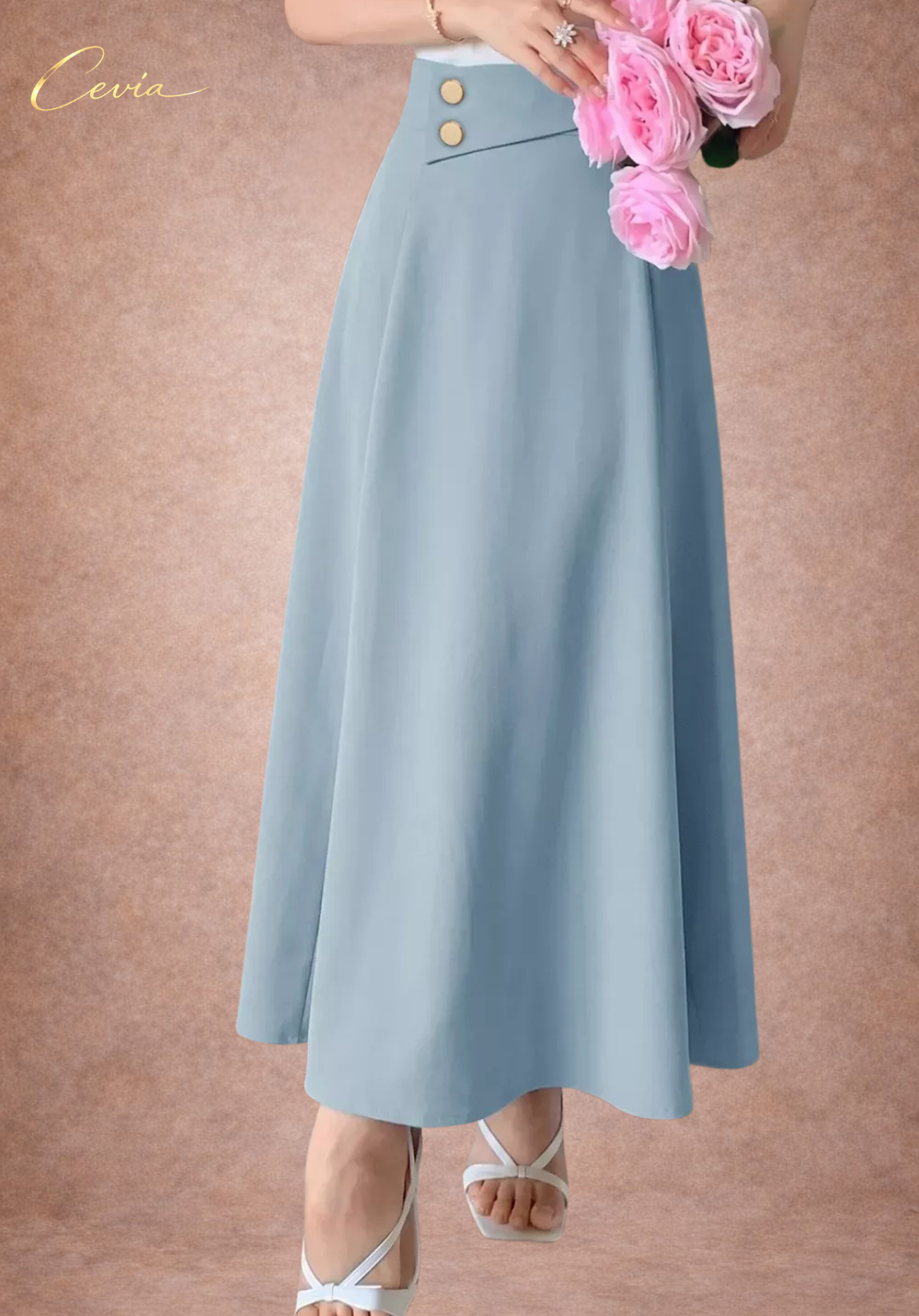 The Graceful Serenity Maxi Skirt