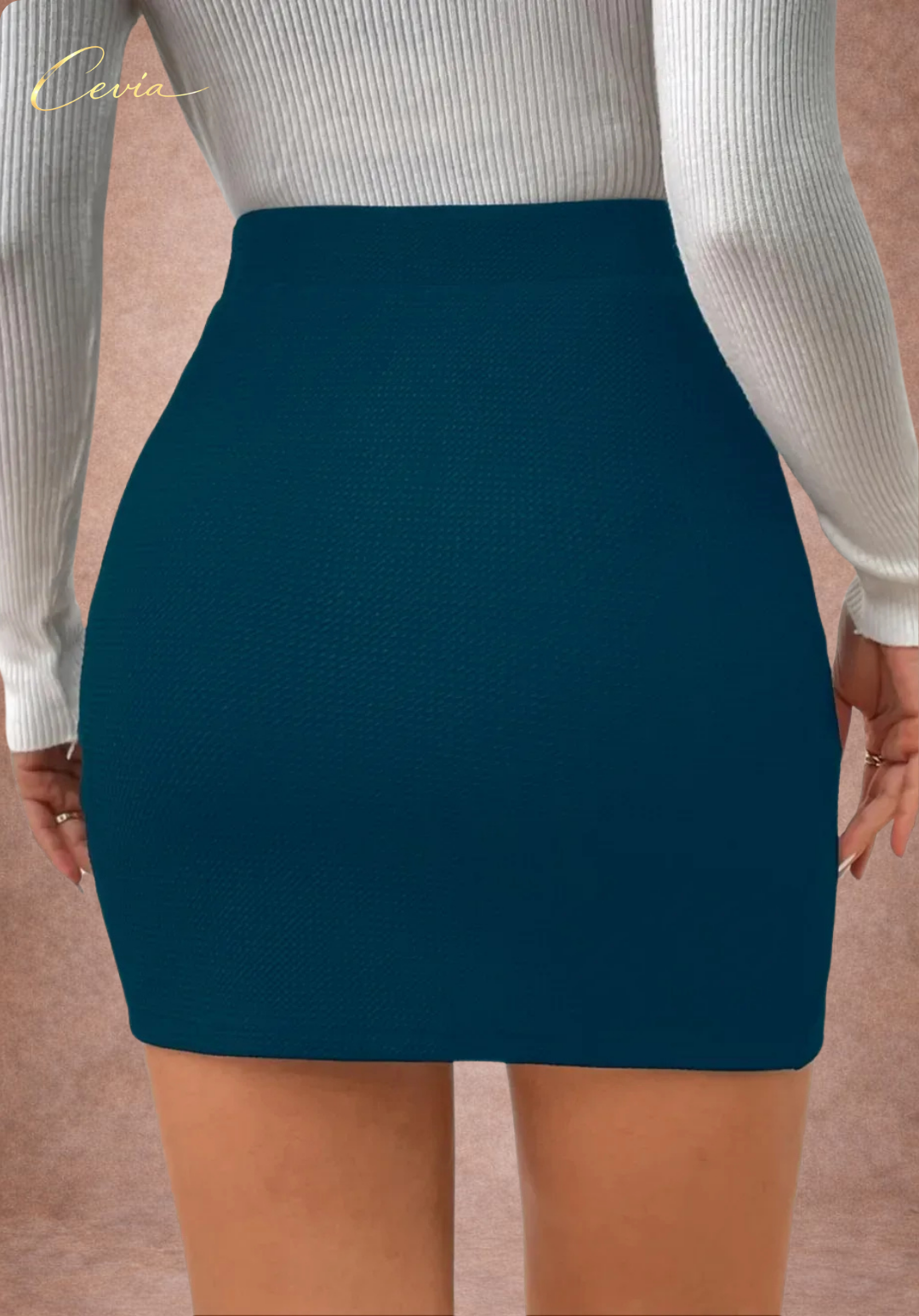 The Arlaya Sculpted Mini Skirt