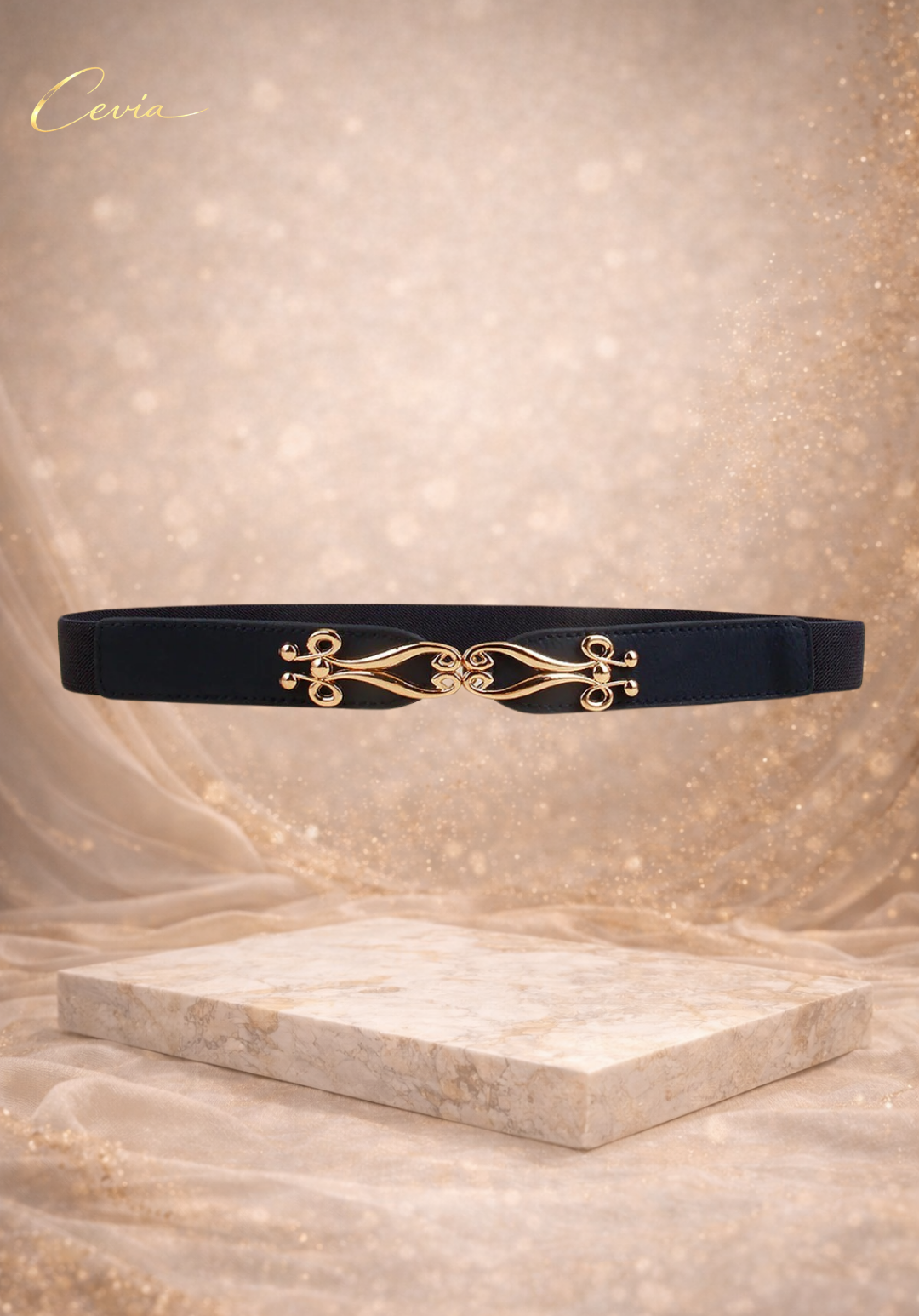 The Éloane Sculpted-Link Waist Belt