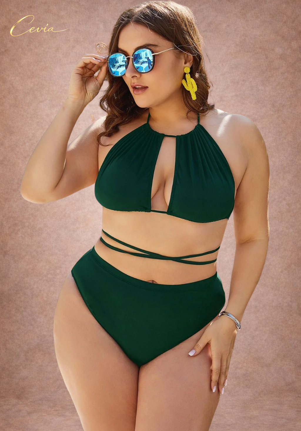 Aura Halter Bikini Set