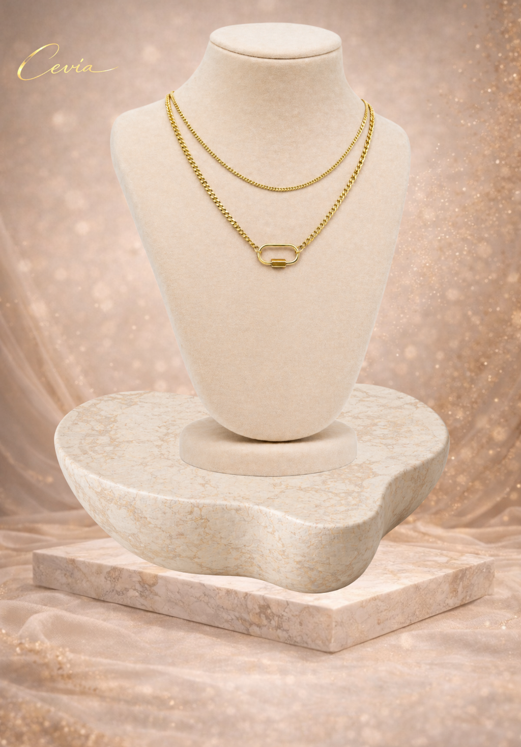 The Valen Lock Chain Necklace