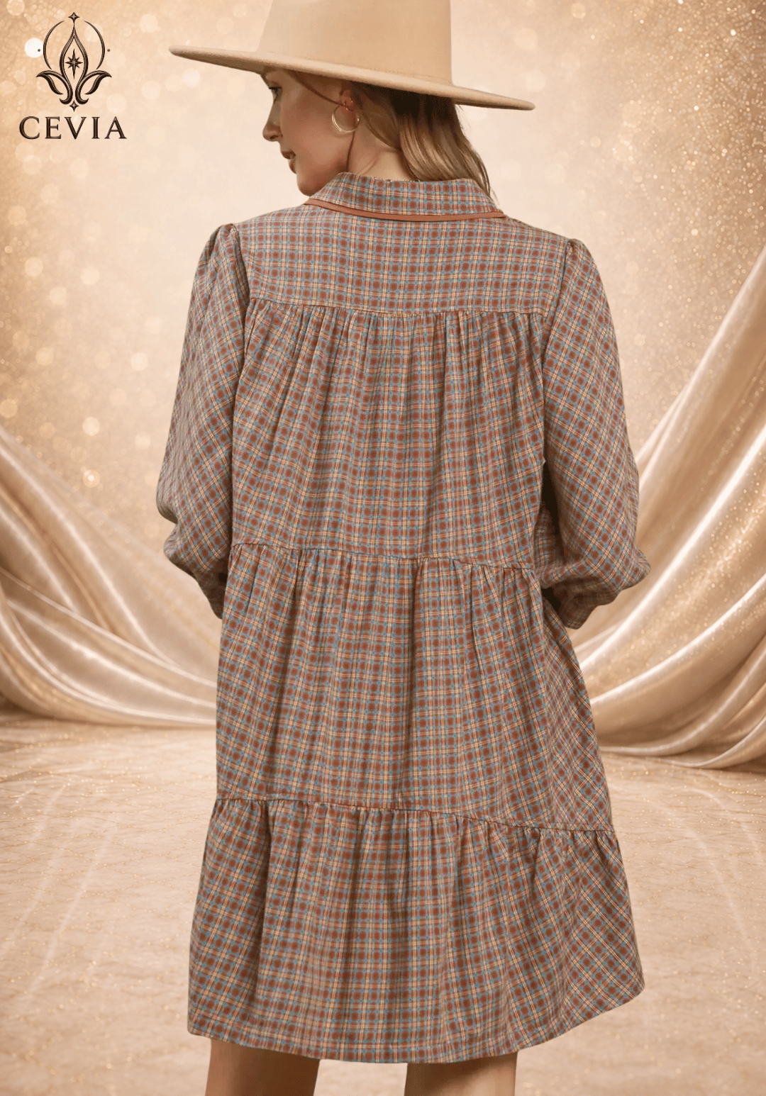 Timeless Plaid Oversized Shirt Dress