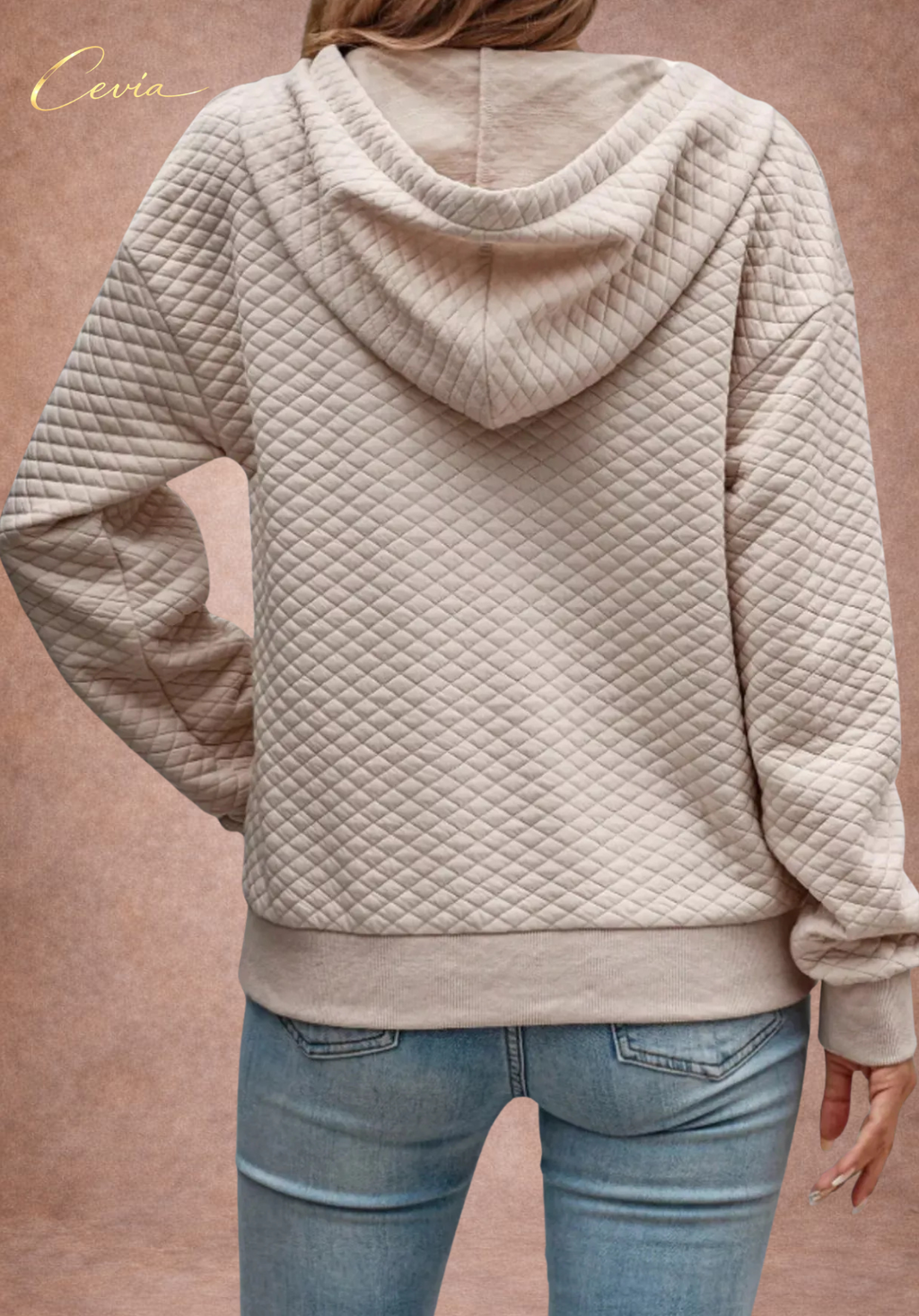 The Alverine Quilted Buttonline Hoodie