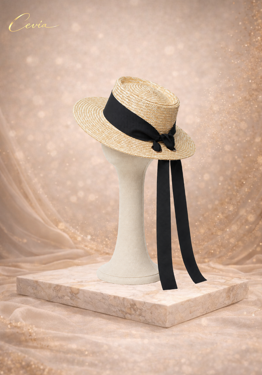 The Ribbon Grace Straw Hat