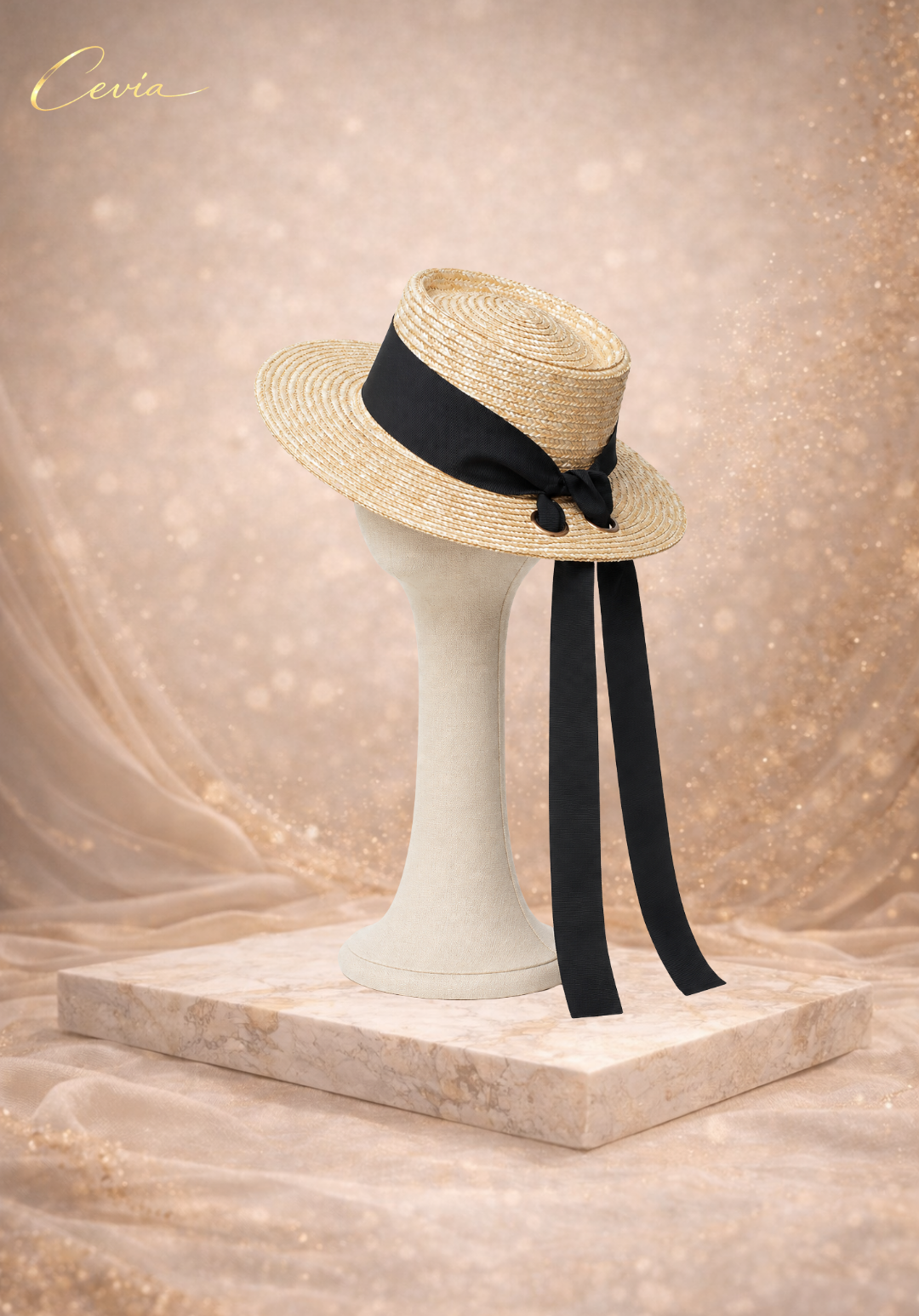 The Ribbon Grace Straw Hat