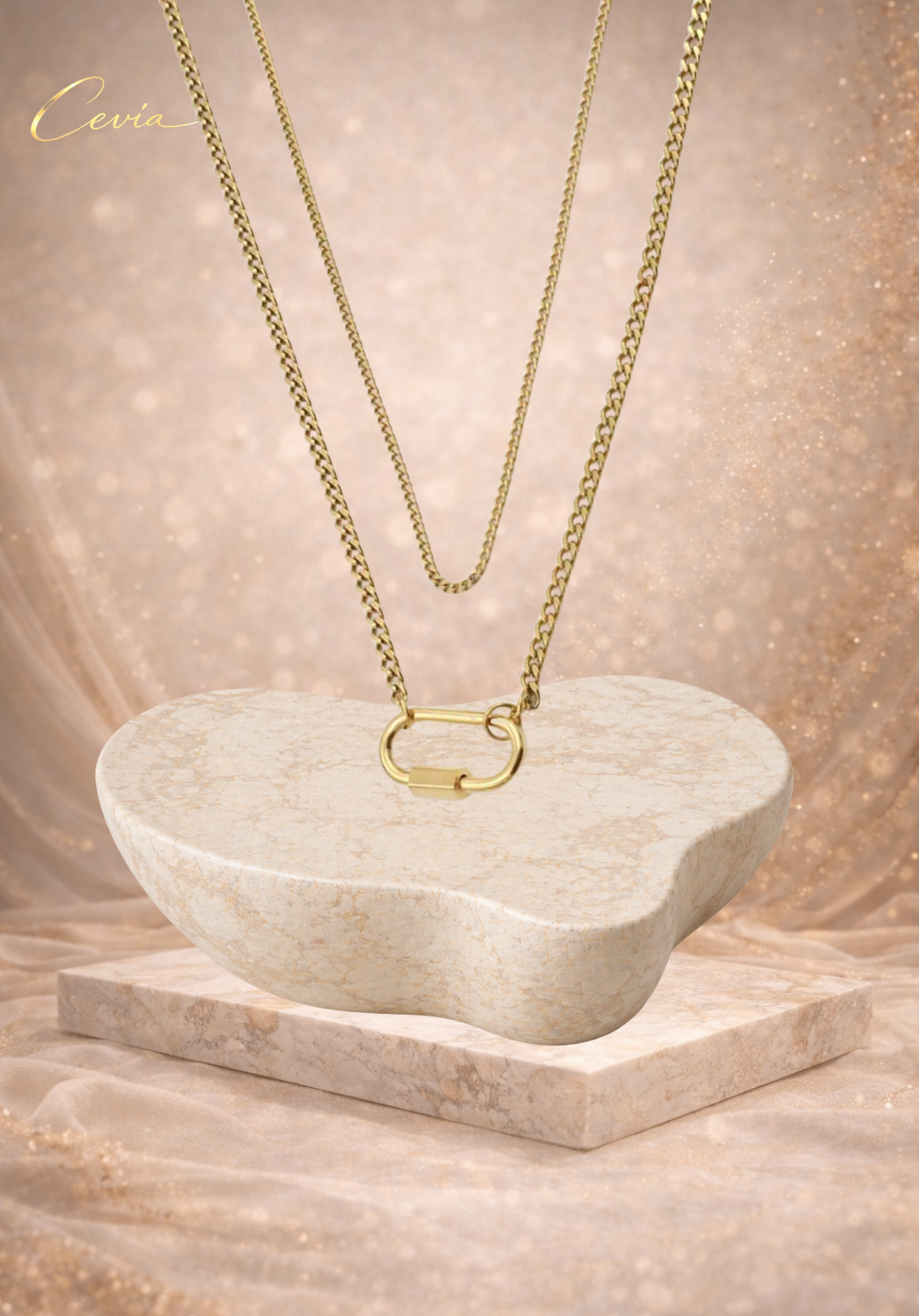 The Valen Lock Chain Necklace