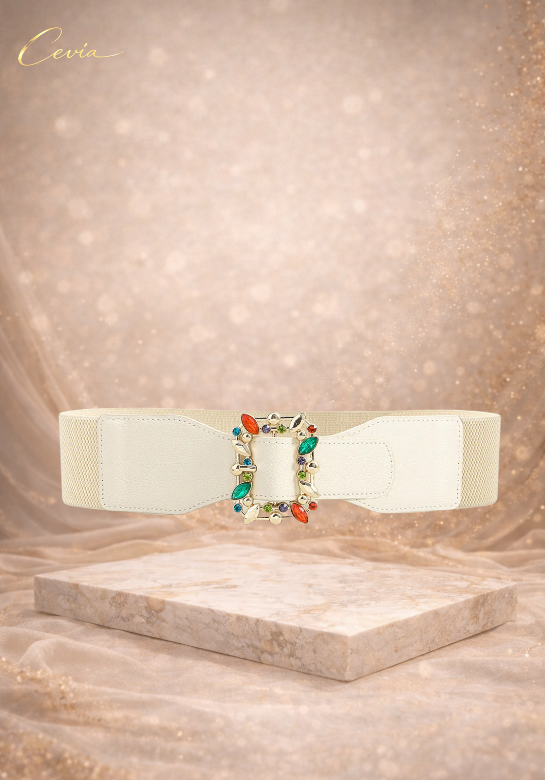The Serelyn Jeweled Statement Belt