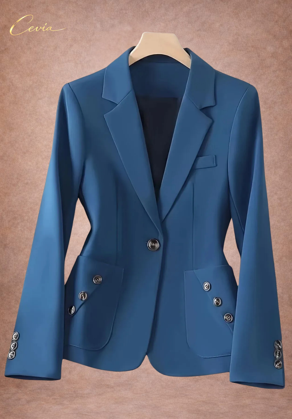 The Varelle Sculpted Statement Blazer