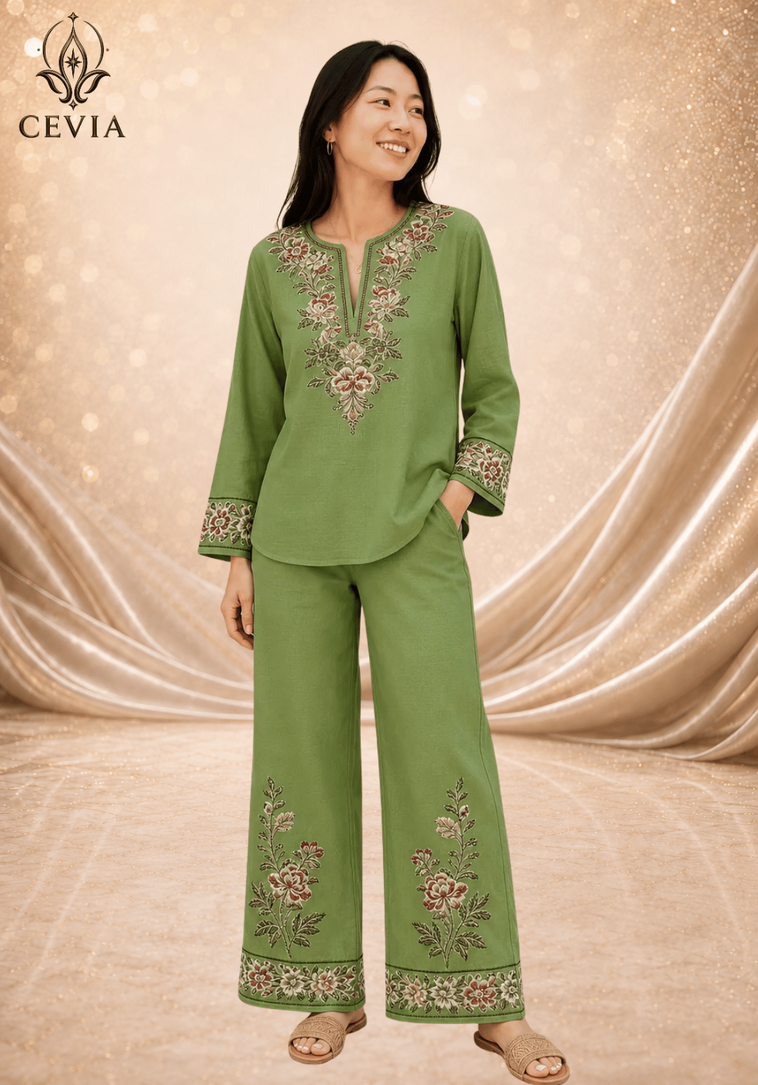 The Heritage Bloom Two-Piece Set