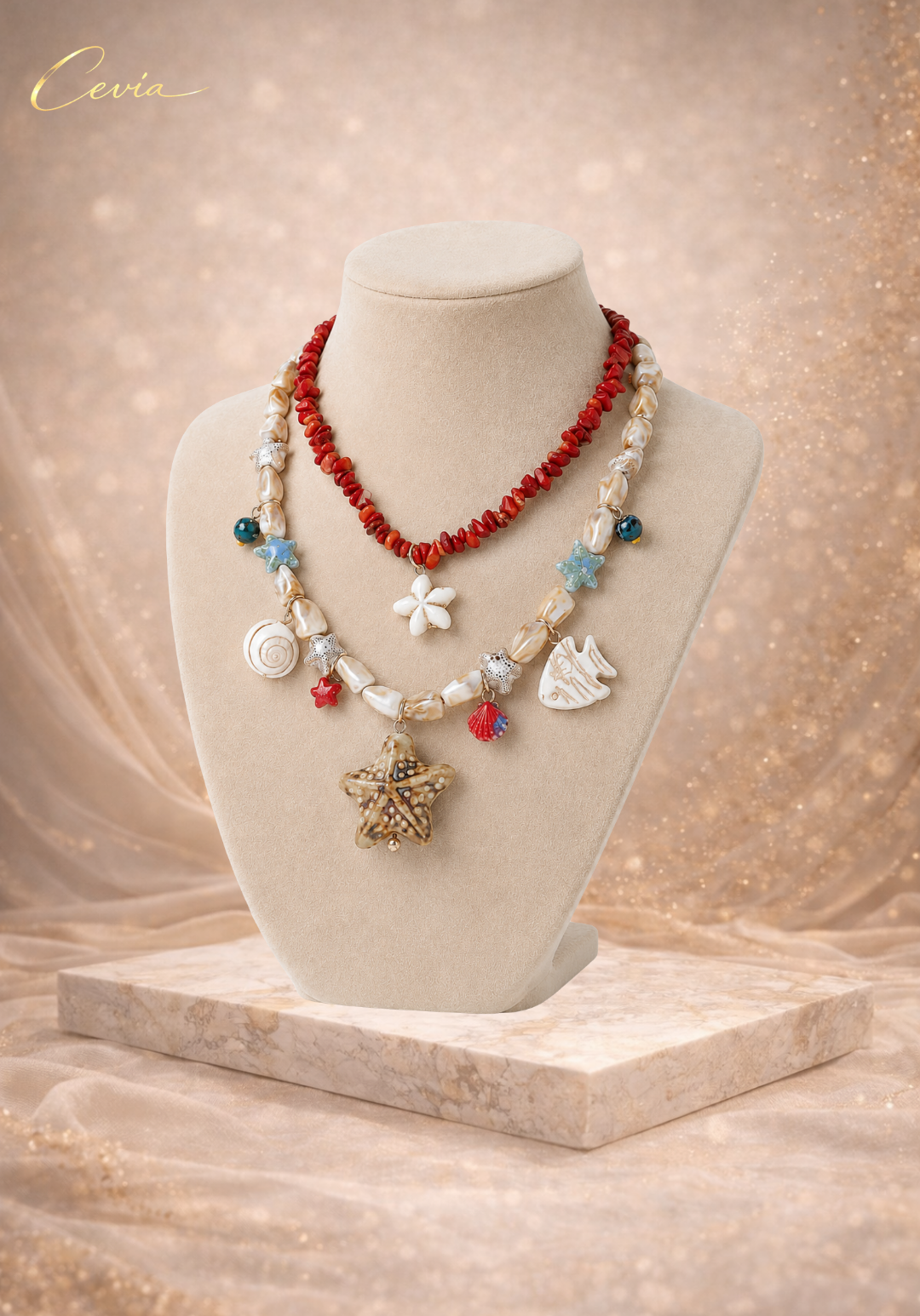 The Amalfi Ocean Charm Necklace