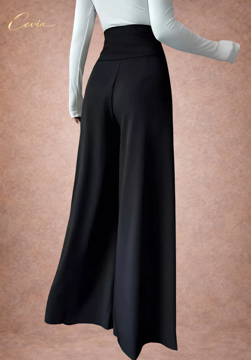 The Marcelline High-Rise Regal Wide-Leg Pants