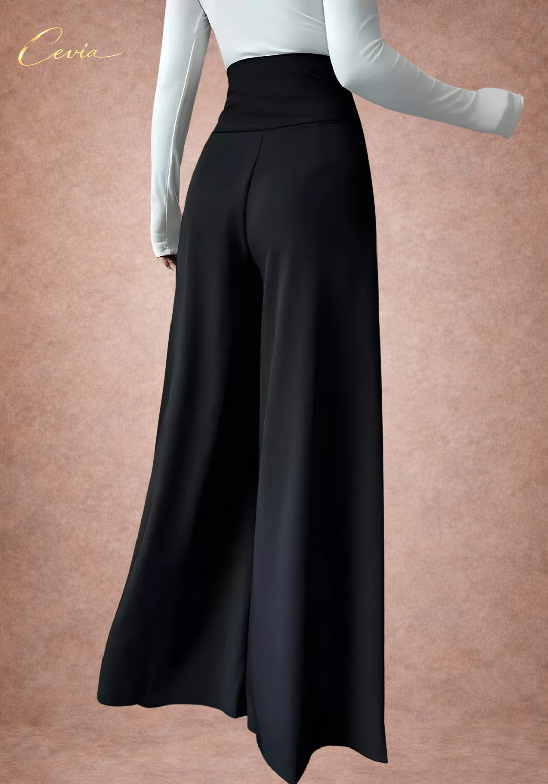 The Marcelline High-Rise Regal Wide-Leg Pants