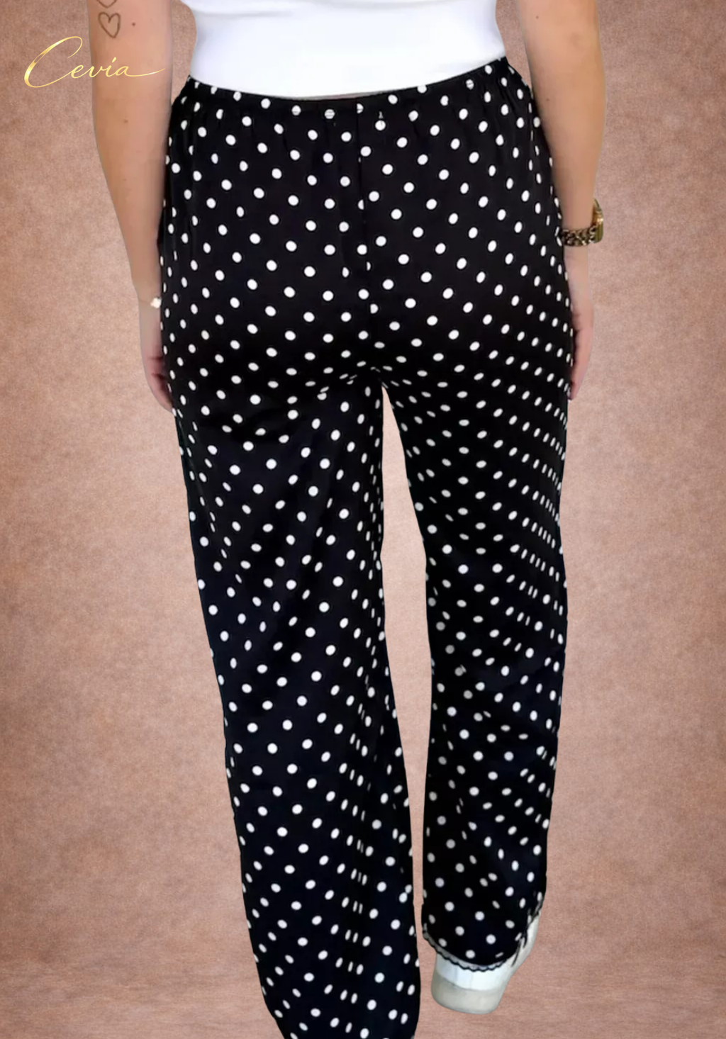The Midnight Muse Polka Dot Trousers