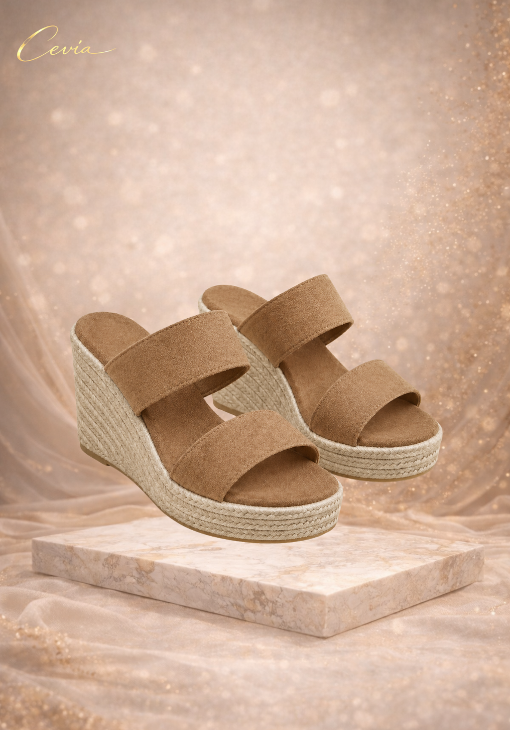 The Marbella Wedge Sandals
