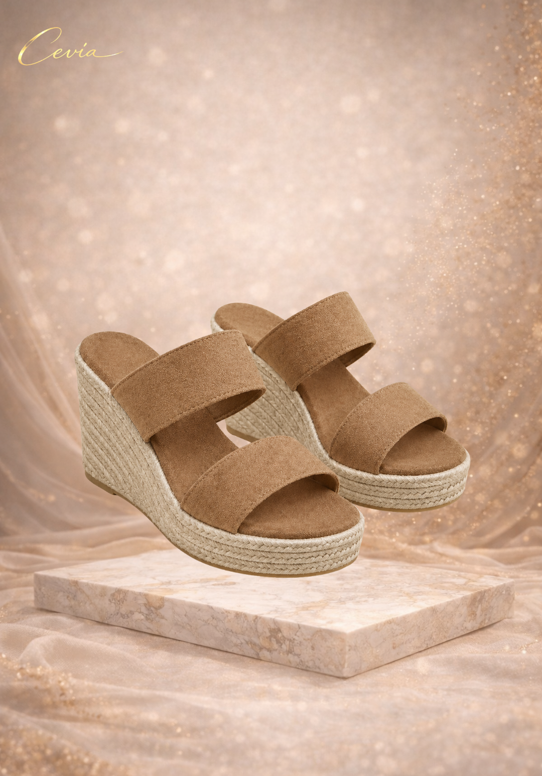 The Marbella Wedge Sandals