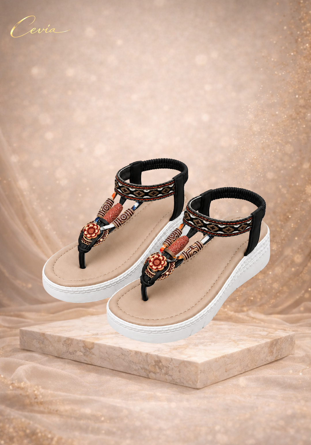 The Capri Bohemian Platform Sandals