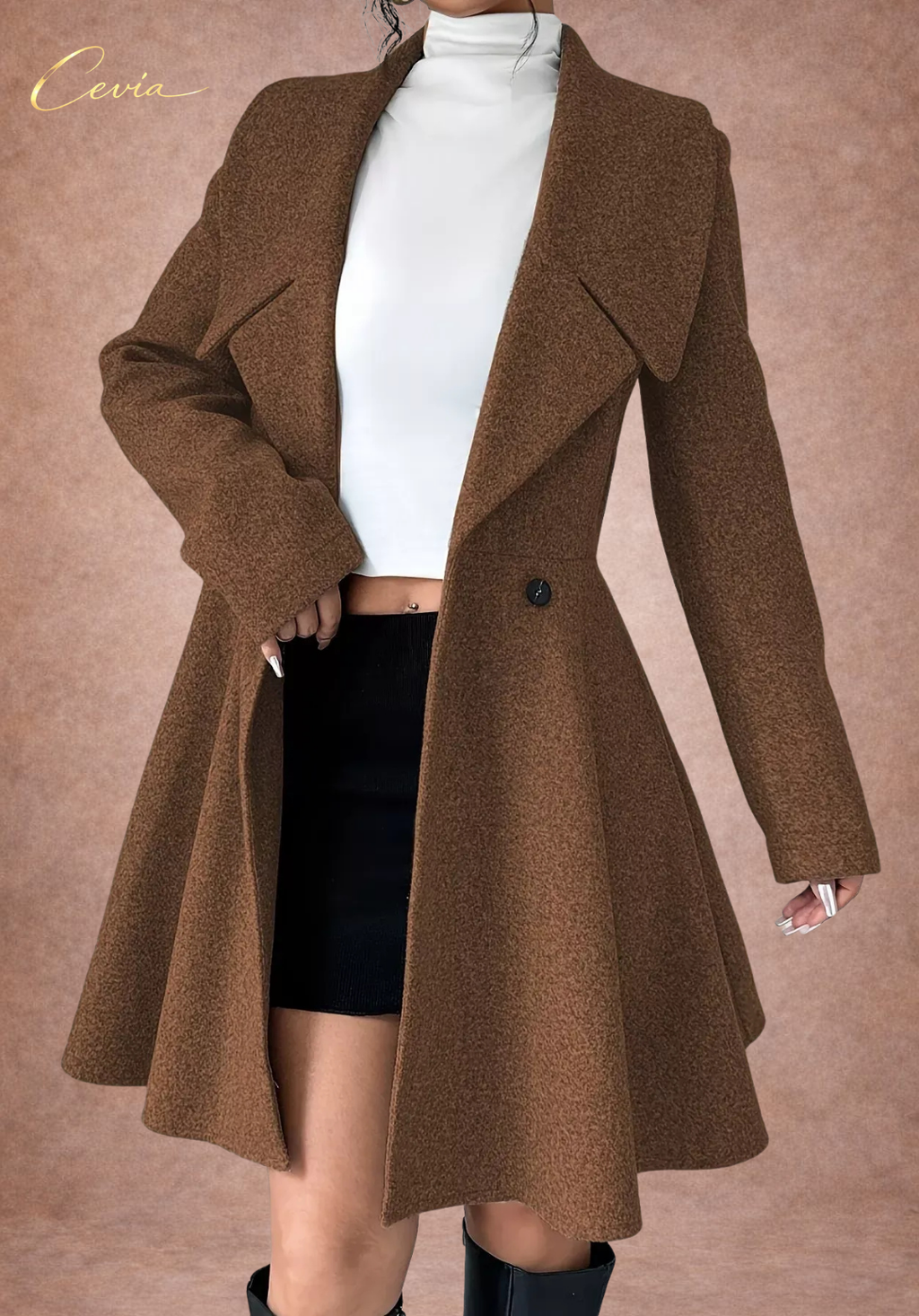 Urban Luxe Flare Coat