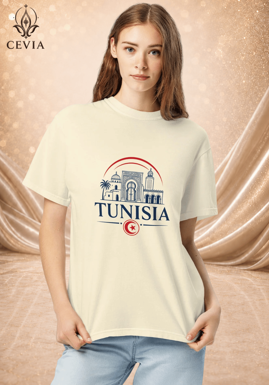 The Tunisia Supporter Graphic Tee