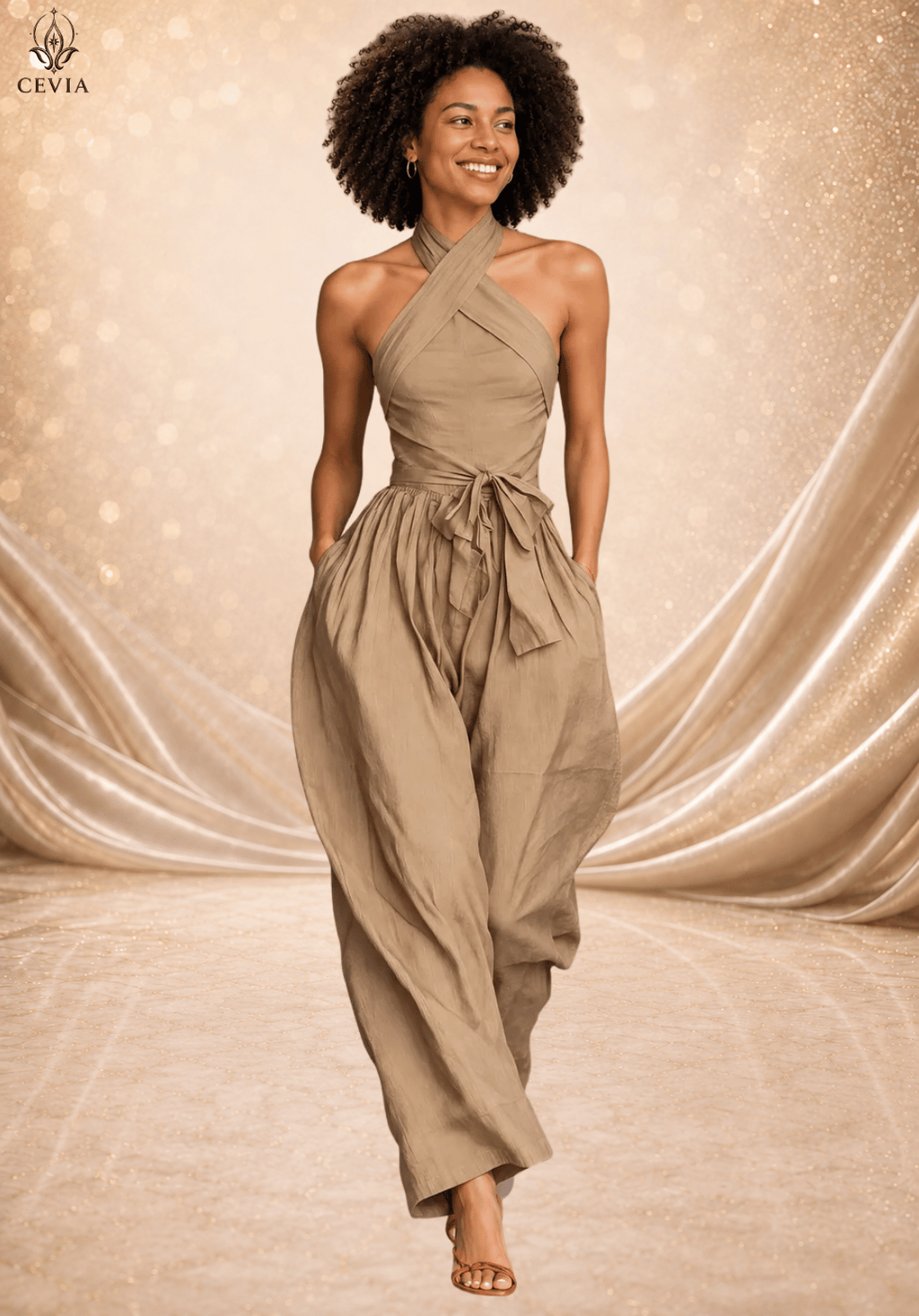 The Élan Crisscross Jumpsuit