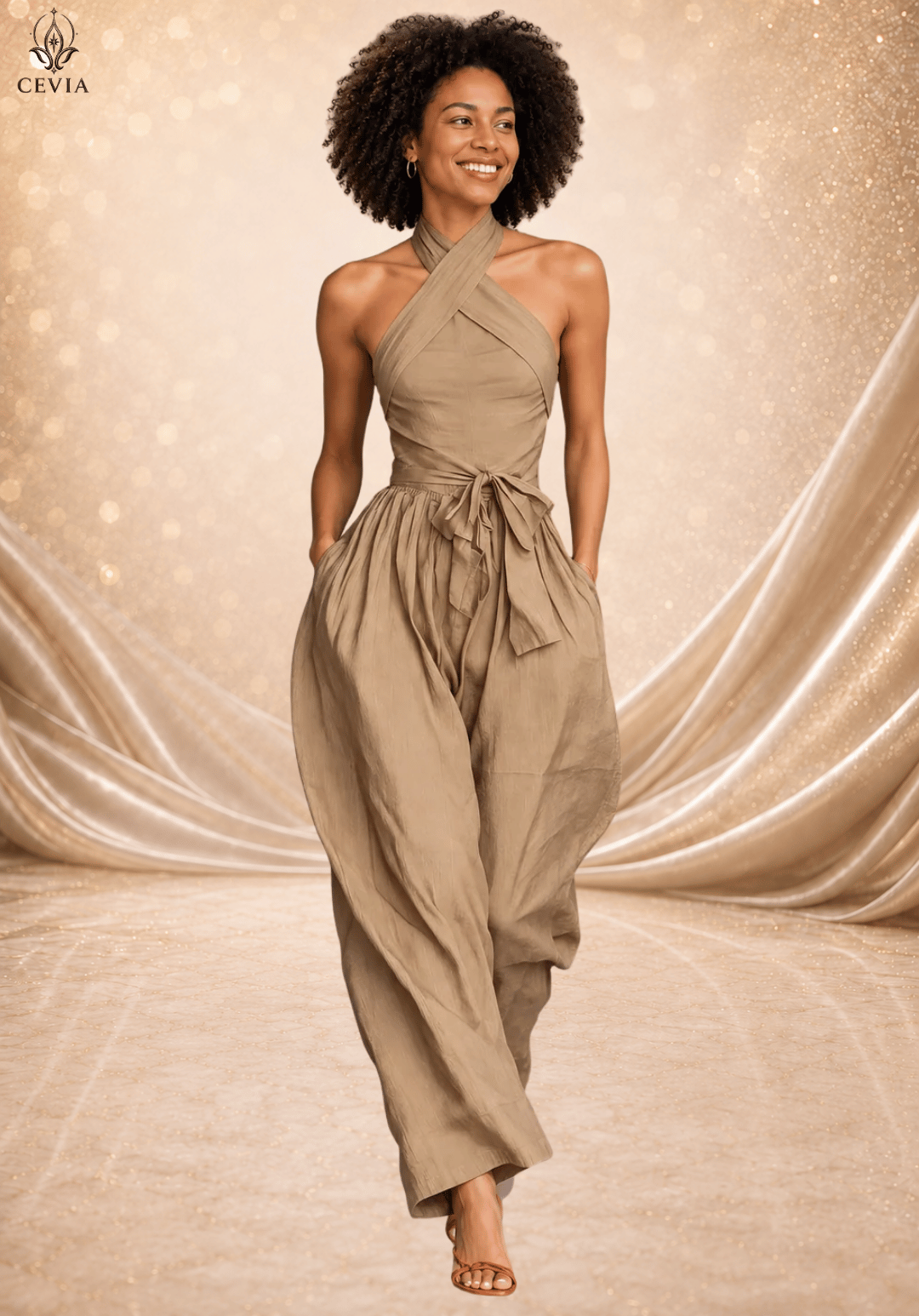 The Élan Crisscross Jumpsuit