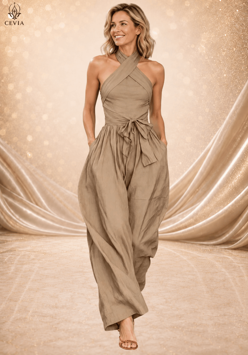 The Élan Crisscross Jumpsuit