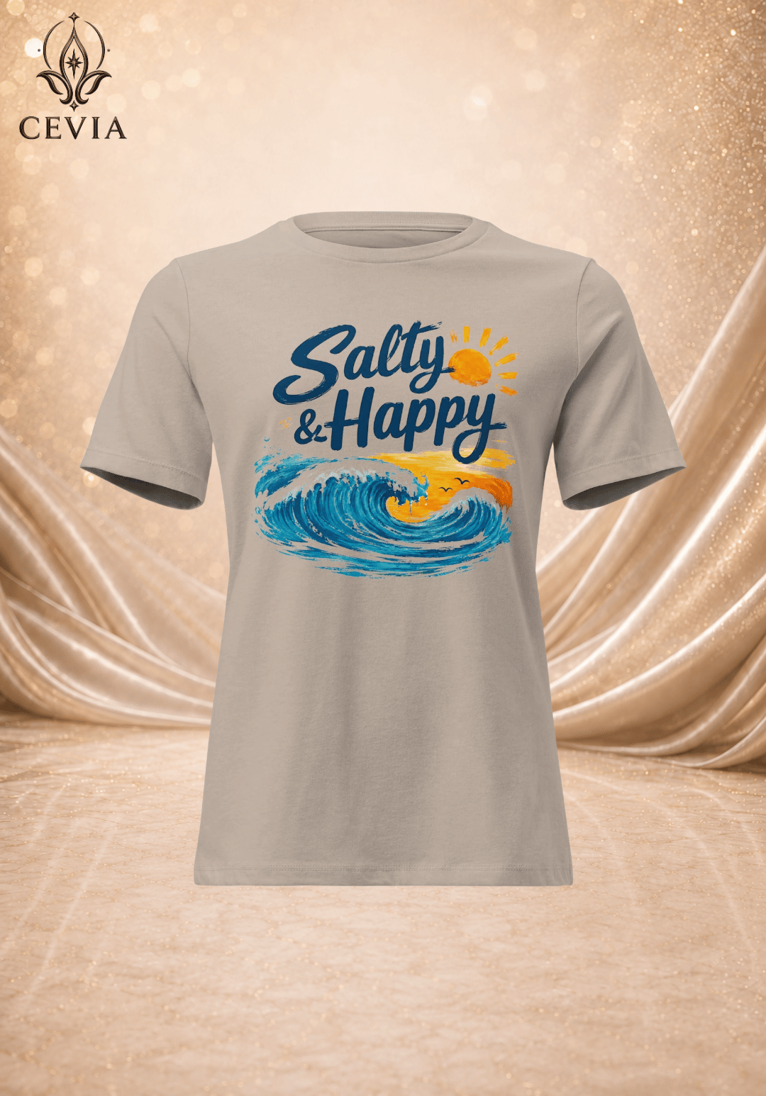 The Salty & Happy Graphic Tee