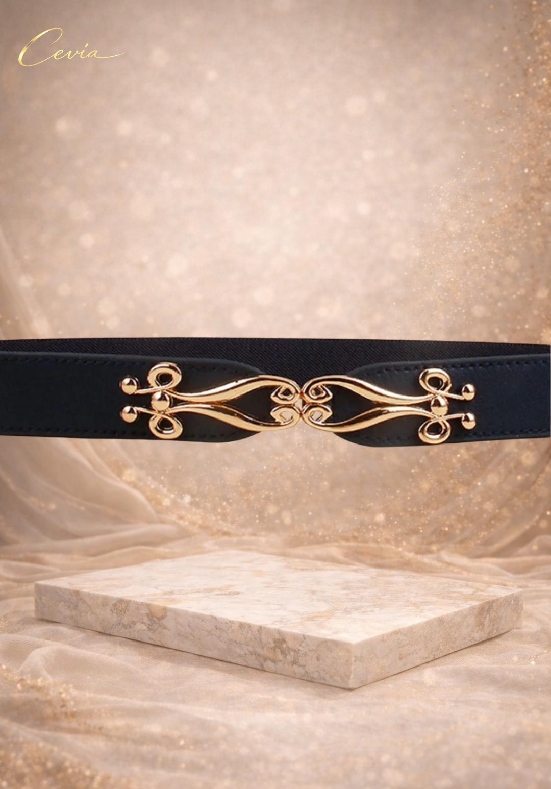 The Éloane Sculpted-Link Waist Belt