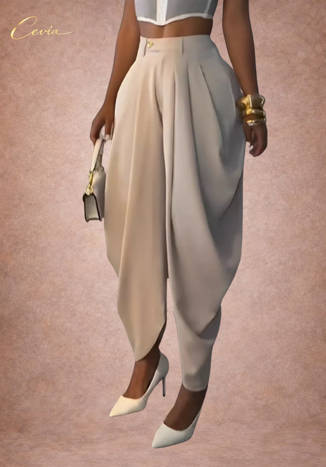 The Sculpted Draped Trousers