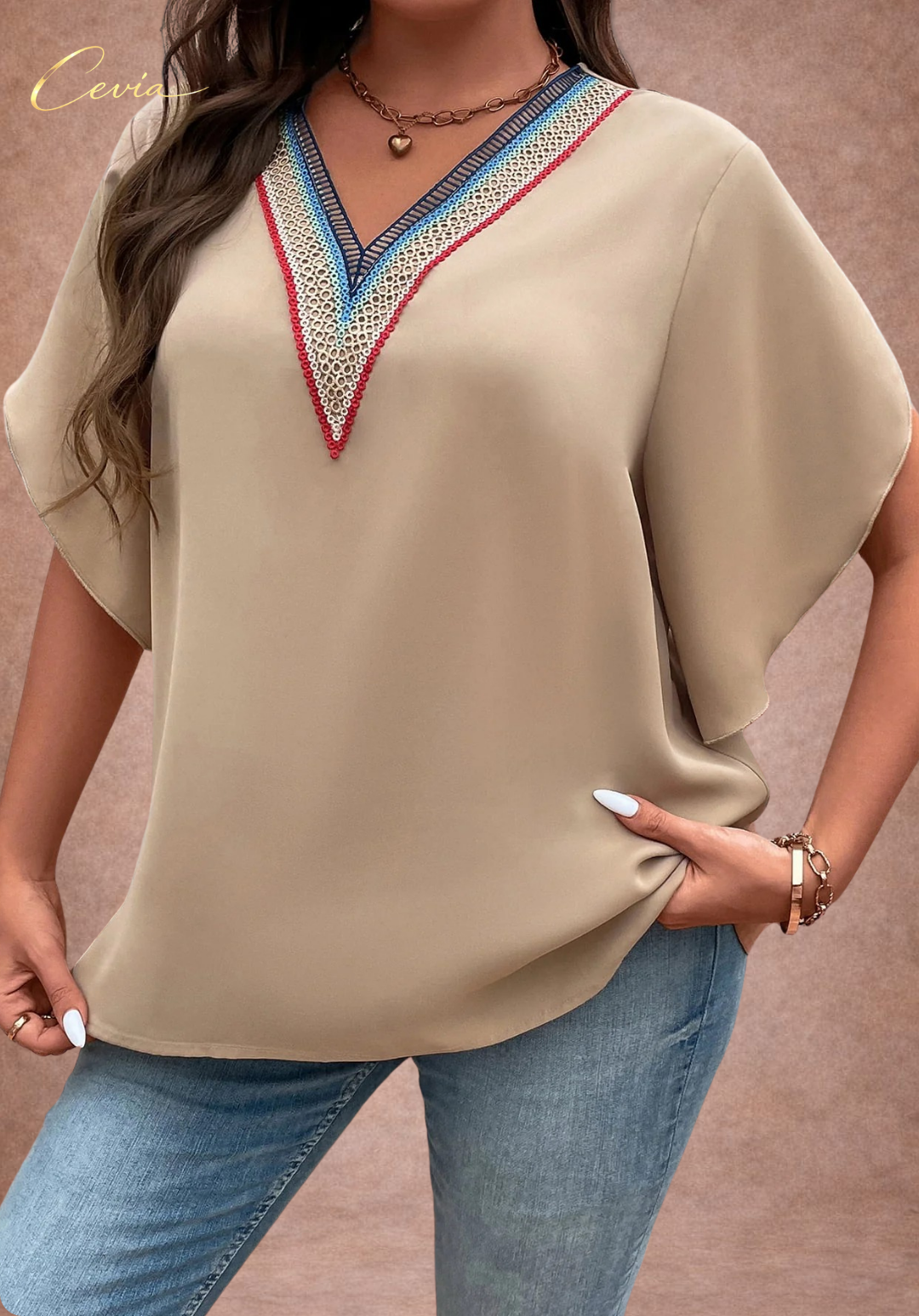 The Liora Heritage Detail Blouse