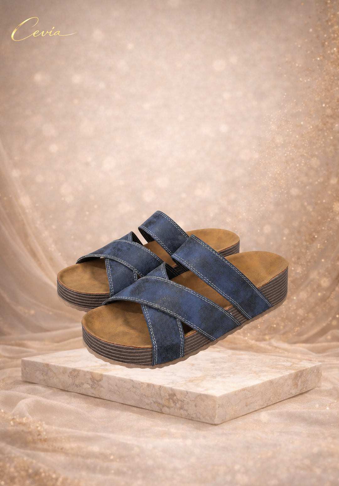 The Verona Cross Strap Sandals