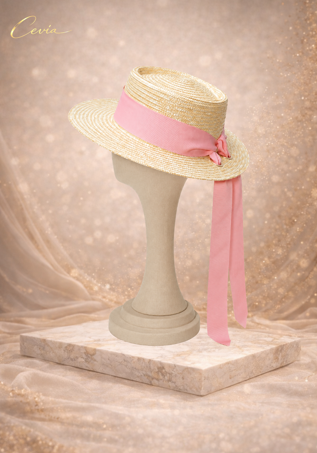 The Ribbon Grace Straw Hat