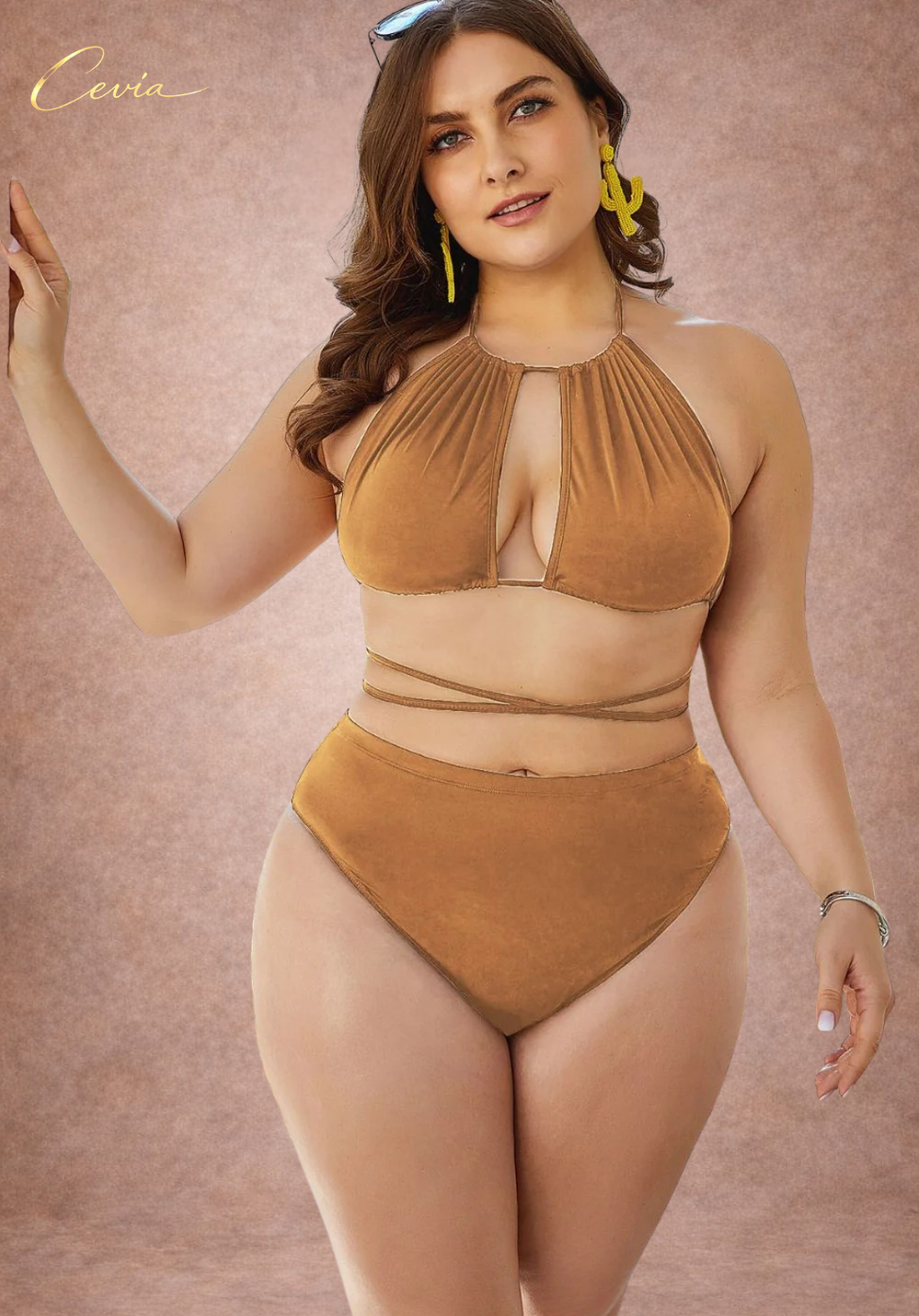 Aura Halter Bikini Set