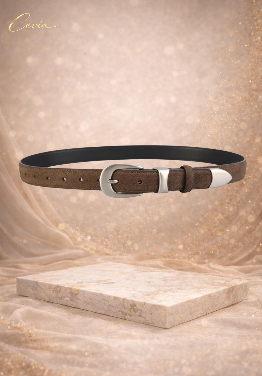 The Silhouette Slim Leather Belt