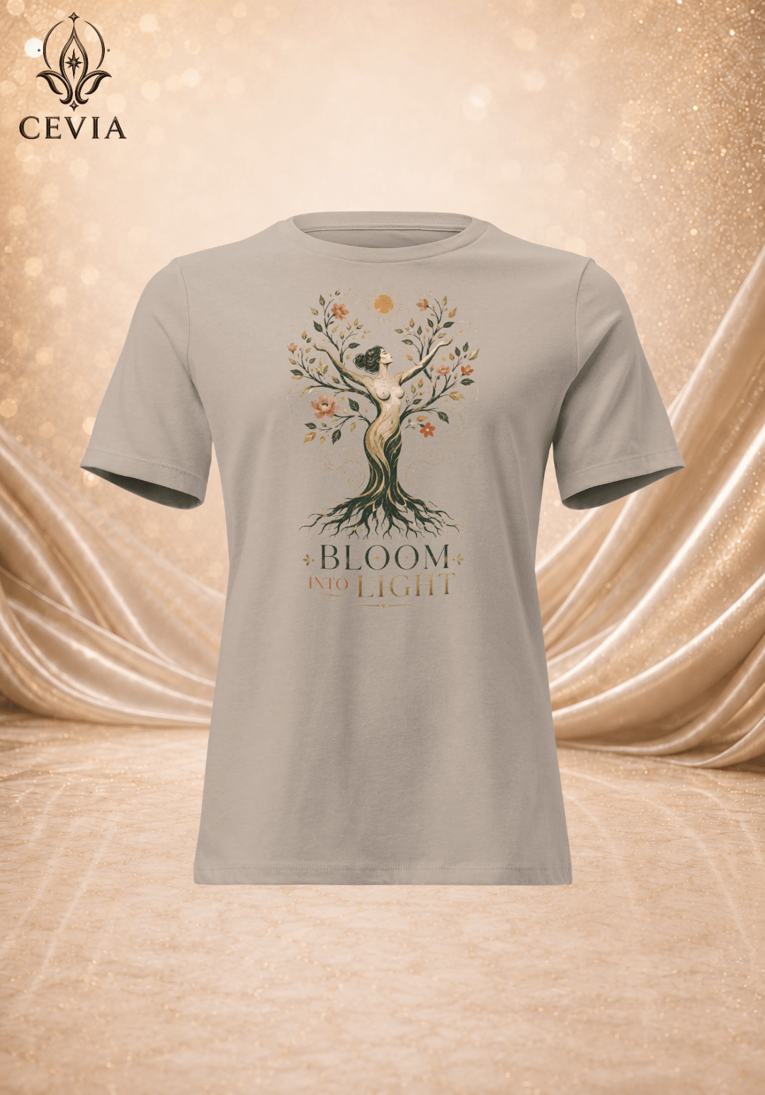 The Radiant Bloom Graphic Tee