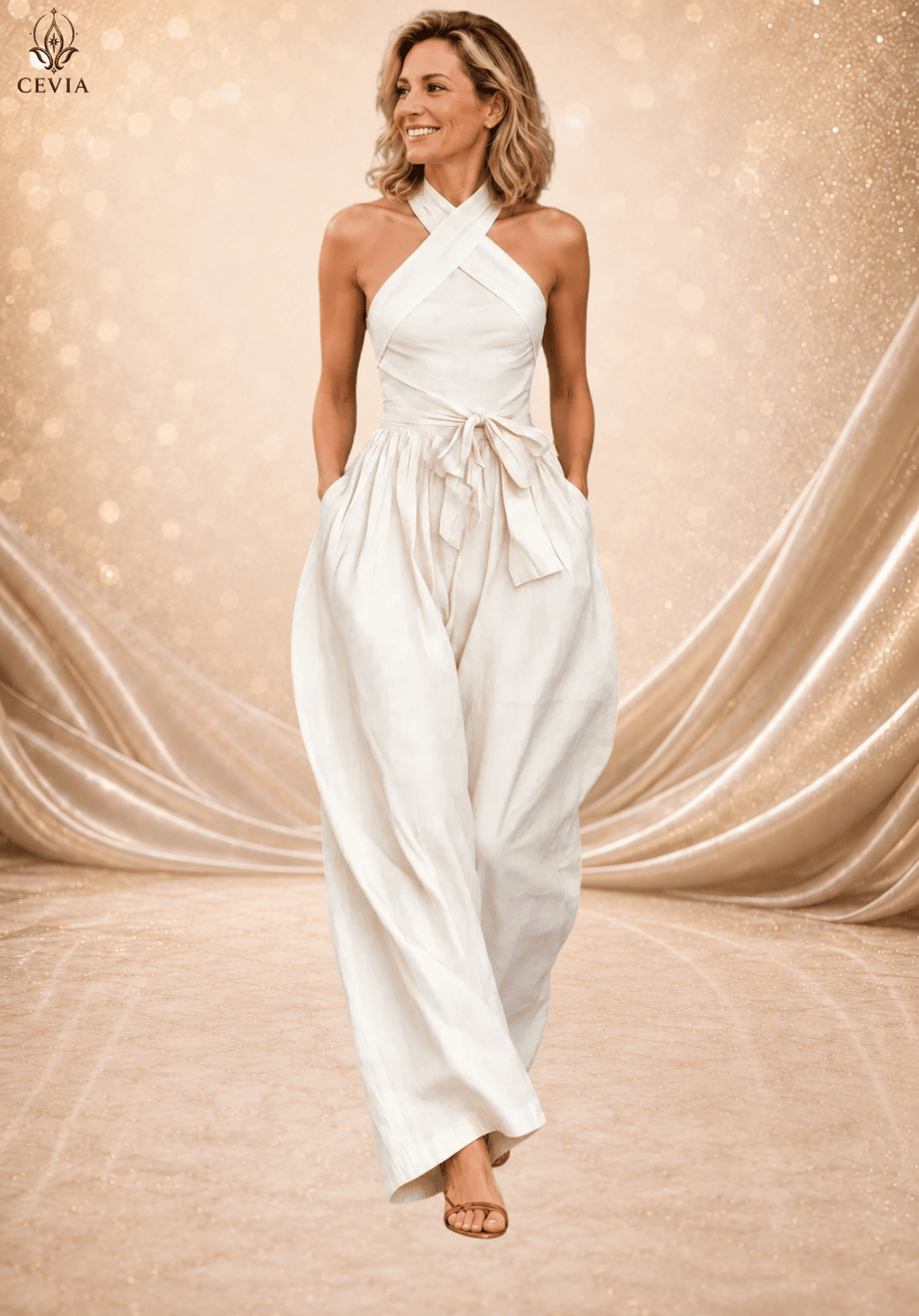 The Élan Crisscross Jumpsuit