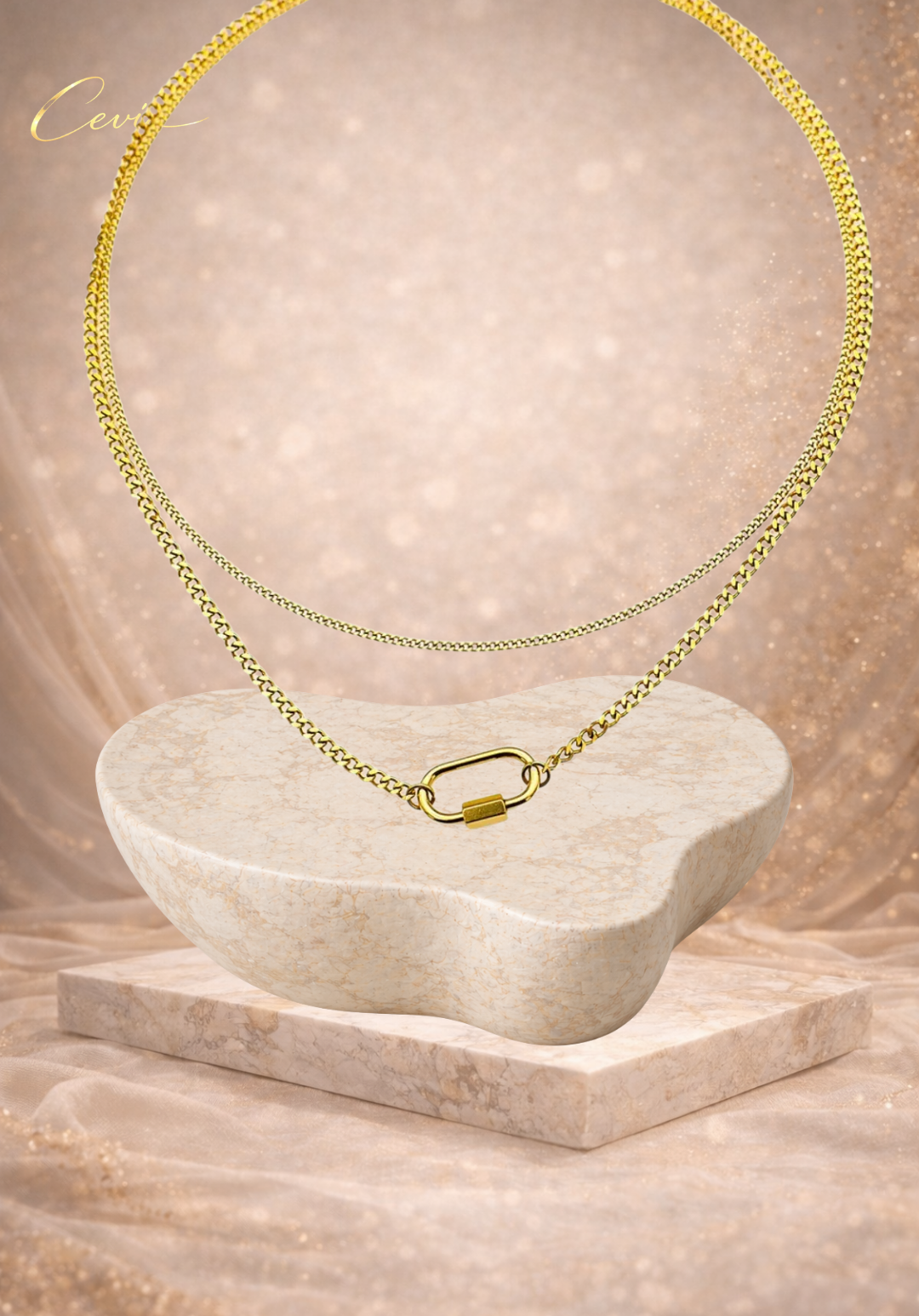 The Valen Lock Chain Necklace