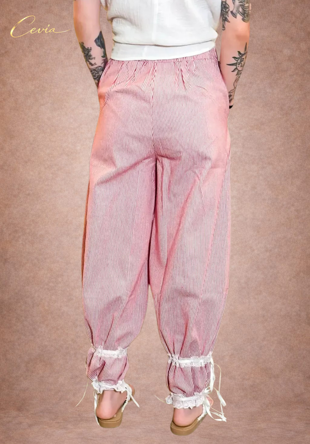 The Rosé Riviera Palazzo Trousers