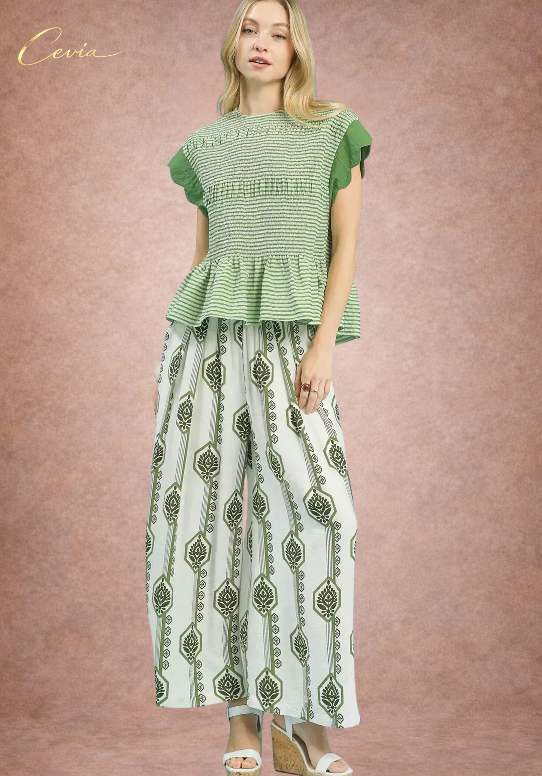 The Sage Boheme Palazzo Trousers