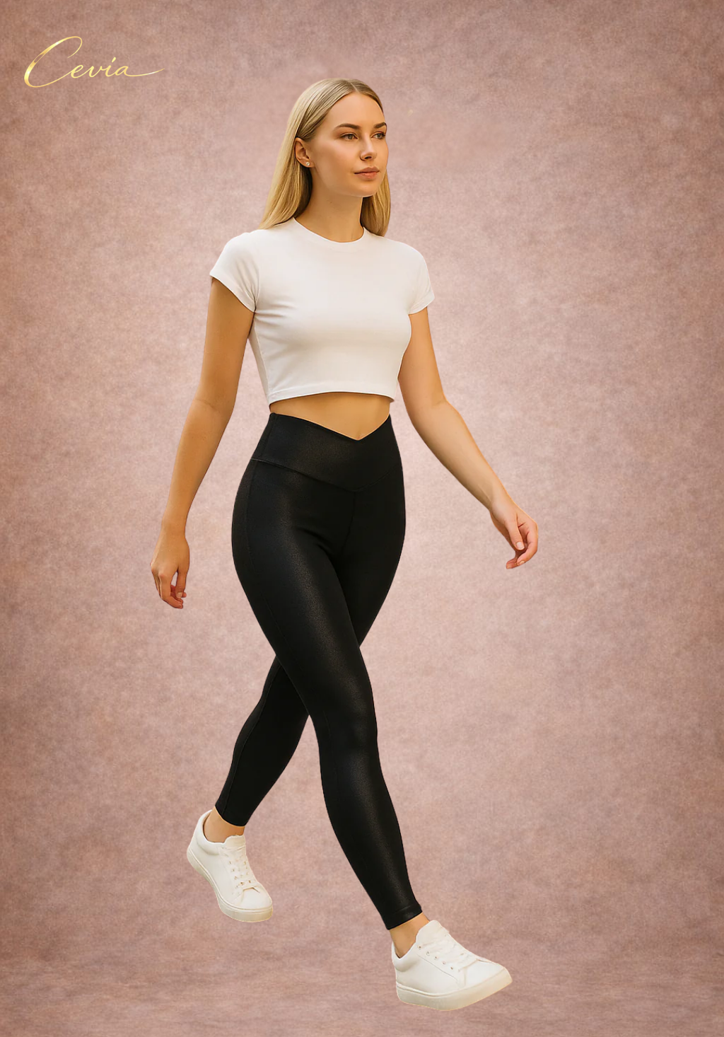 The Velisse Gloss-V Sculpt Leggings