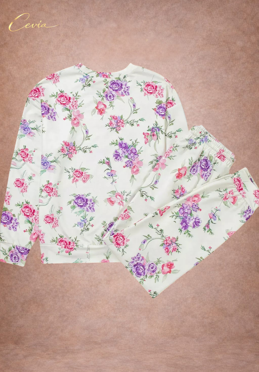 The Floréane Ivory Blossom Lounge Set