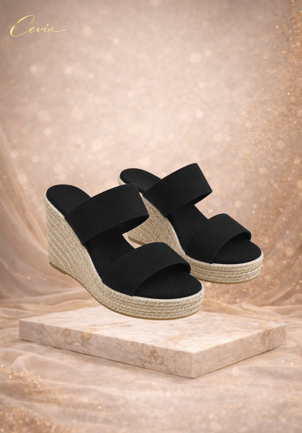 The Marbella Wedge Sandals
