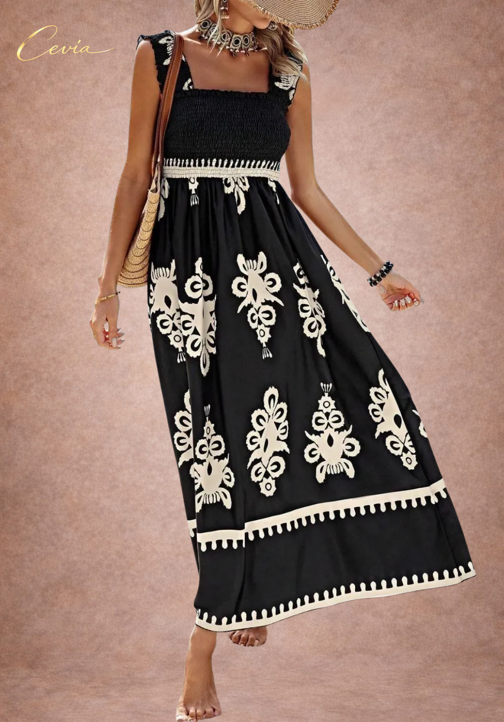 The Midnight Heritage Smocked Dress