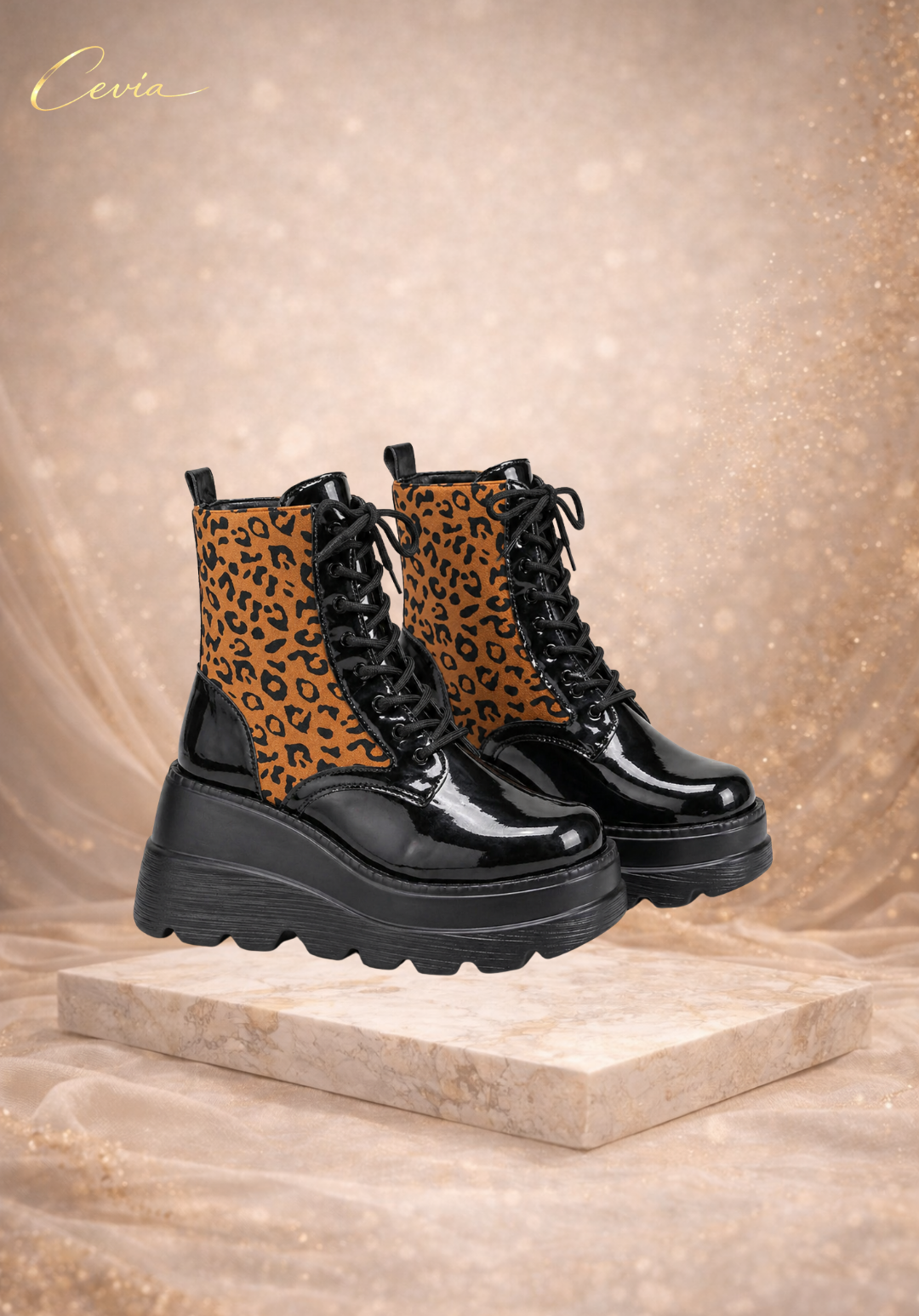 The Arlise Ultra-Lift Platform Combat Boots