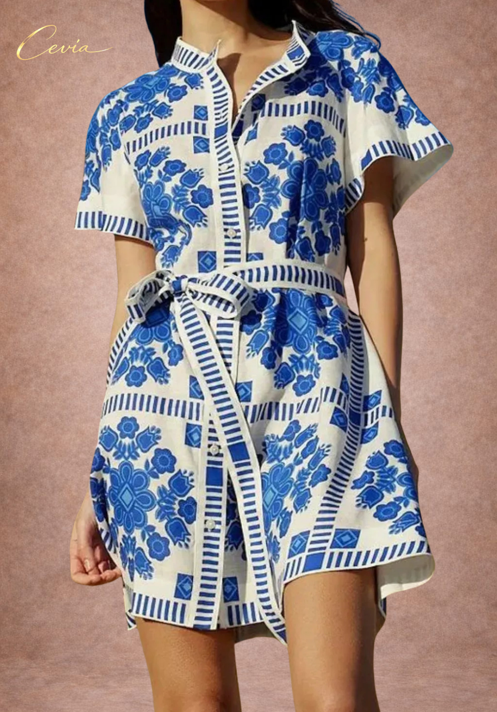 The Riviera Heritage Tie Dress